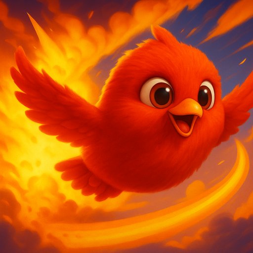 Bomb Bird Game Logo